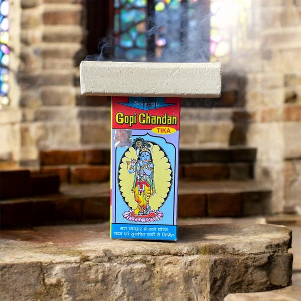 Gopichandan Tika Original Scented The Vrinda Store - Original Tulsi Kanthi Mala Shop In Vrindavan