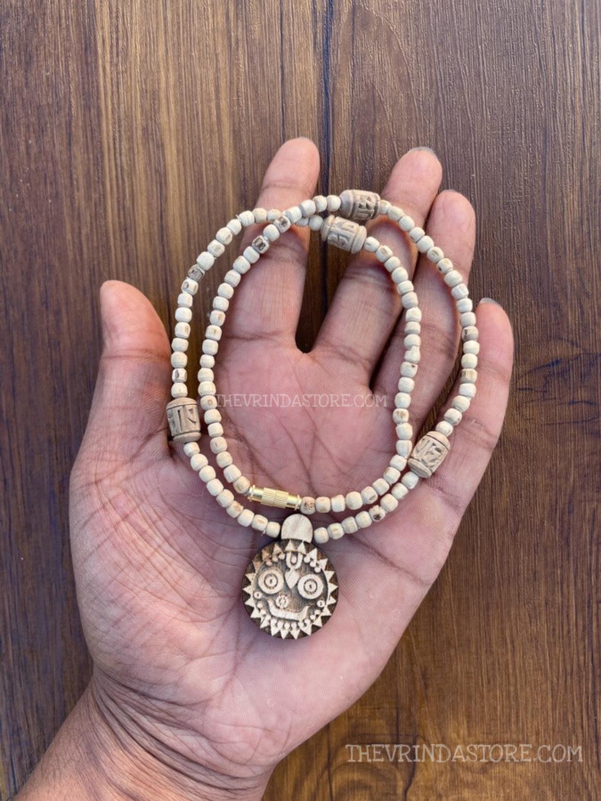 Jagannath Ji Locket Original Tulsi Mala The Vrinda Store - Original Tulsi Kanthi Mala Shop In Vrindavan