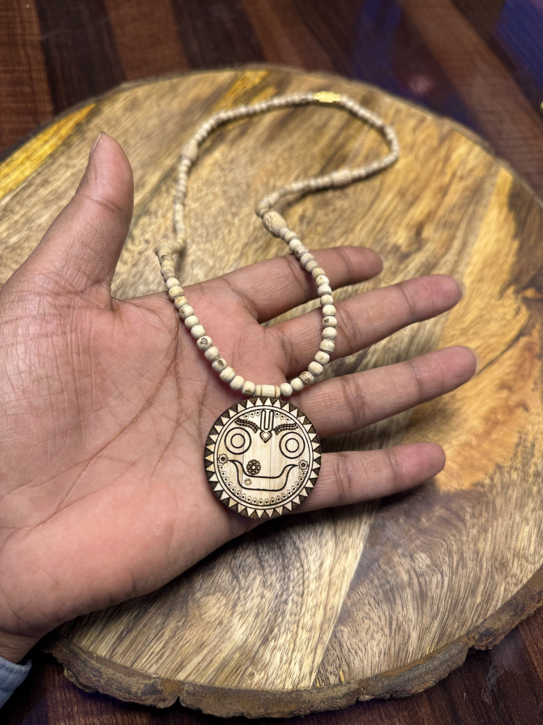 Jagannath Ji Original Tulsi Mala | 100% Pure & Handmade The Vrinda Store - Original Tulsi Kanthi Mala Shop In Vrindavan