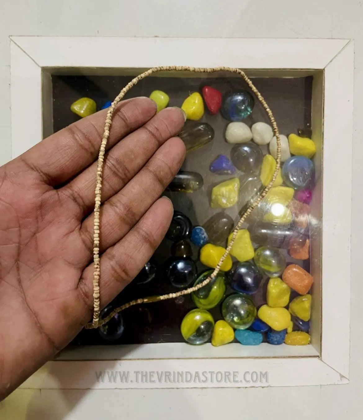 1 Round Original Tulsi Mala(Barik size)