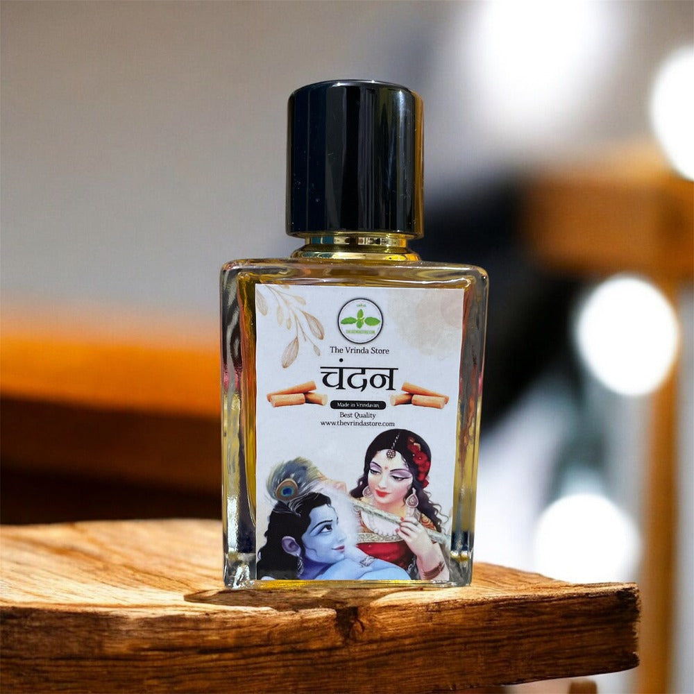Chandan Spray Attar(best Quality) 50 ML The Vrinda Store - Original Tulsi Kanthi Mala Shop In Vrindavan