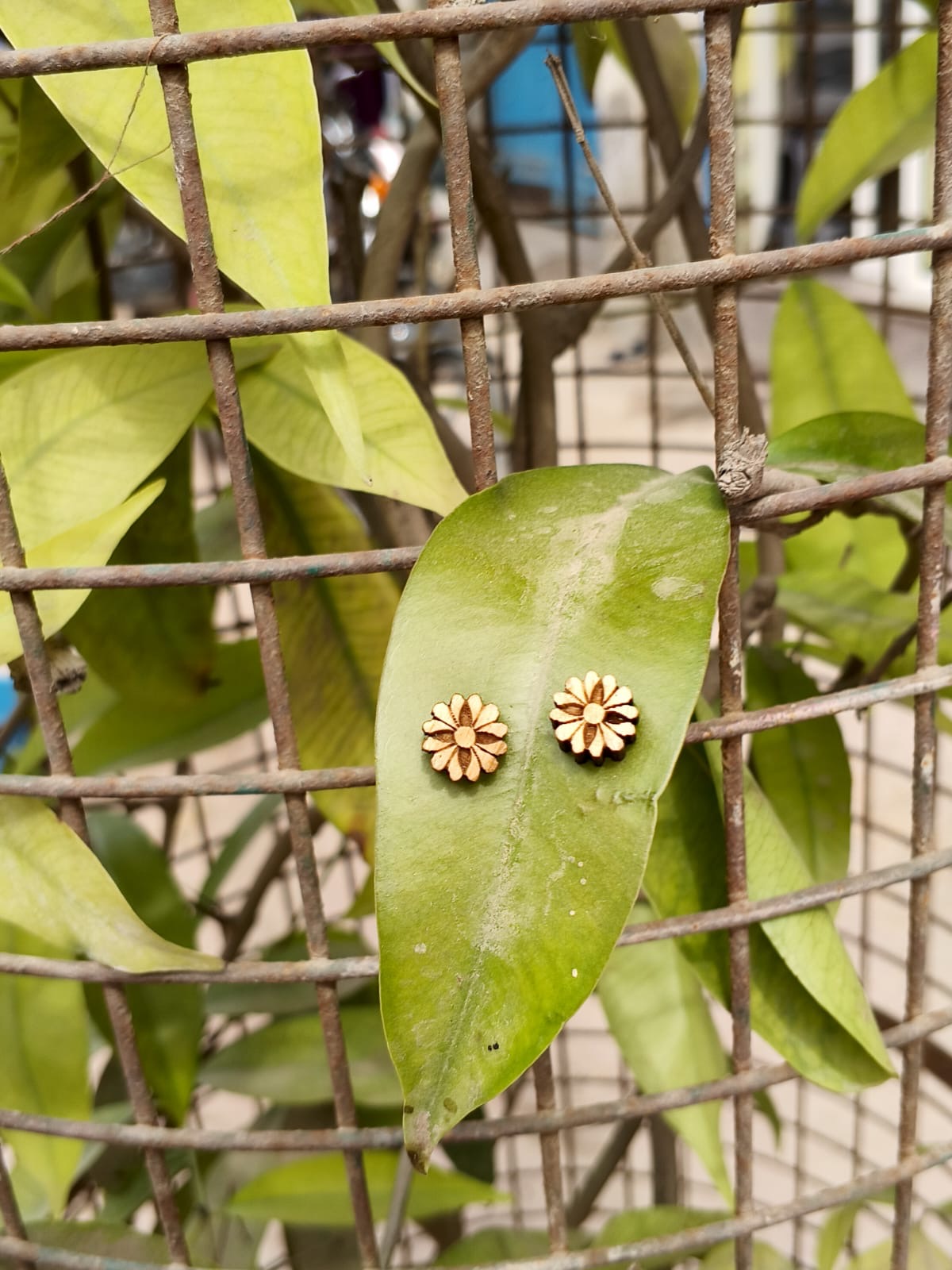 Original Tulsi Earrings/Tops The Vrinda Store - Original Tulsi Kanthi Mala Shop In Vrindavan
