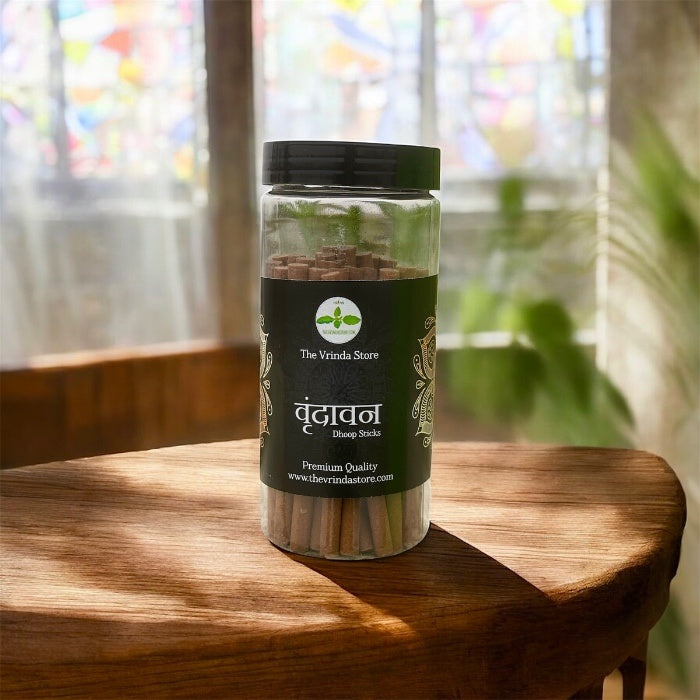 Vrindavan Dhoop Sticks (Premium Quality) The Vrinda Store - Original Tulsi Kanthi Mala Shop In Vrindavan