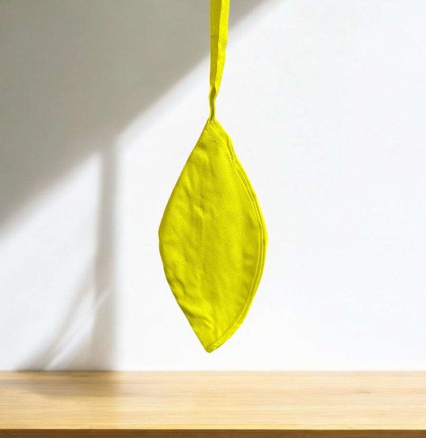 Yellow Jap Bag Mala Jholi The Vrinda Store - Original Tulsi Kanthi Mala Shop In Vrindavan