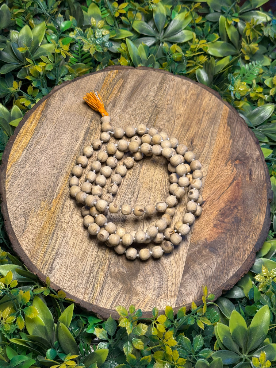108+1 Original Tulsi Jap Mala-12 MM The Vrinda Store - Original Tulsi Kanthi Mala Shop In Vrindavan
