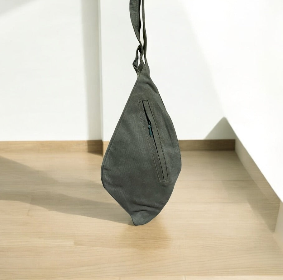 Simple Green Japbag Mala Jholi(Best Quality) The Vrinda Store - Original Tulsi Kanthi Mala Shop In Vrindavan