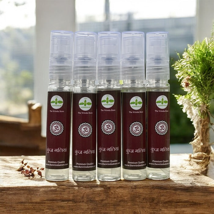 Kunj Galiyan Fragrance Spray Attar 10 ML (Pack Of 5) The Vrinda Store - Original Tulsi Kanthi Mala Shop In Vrindavan