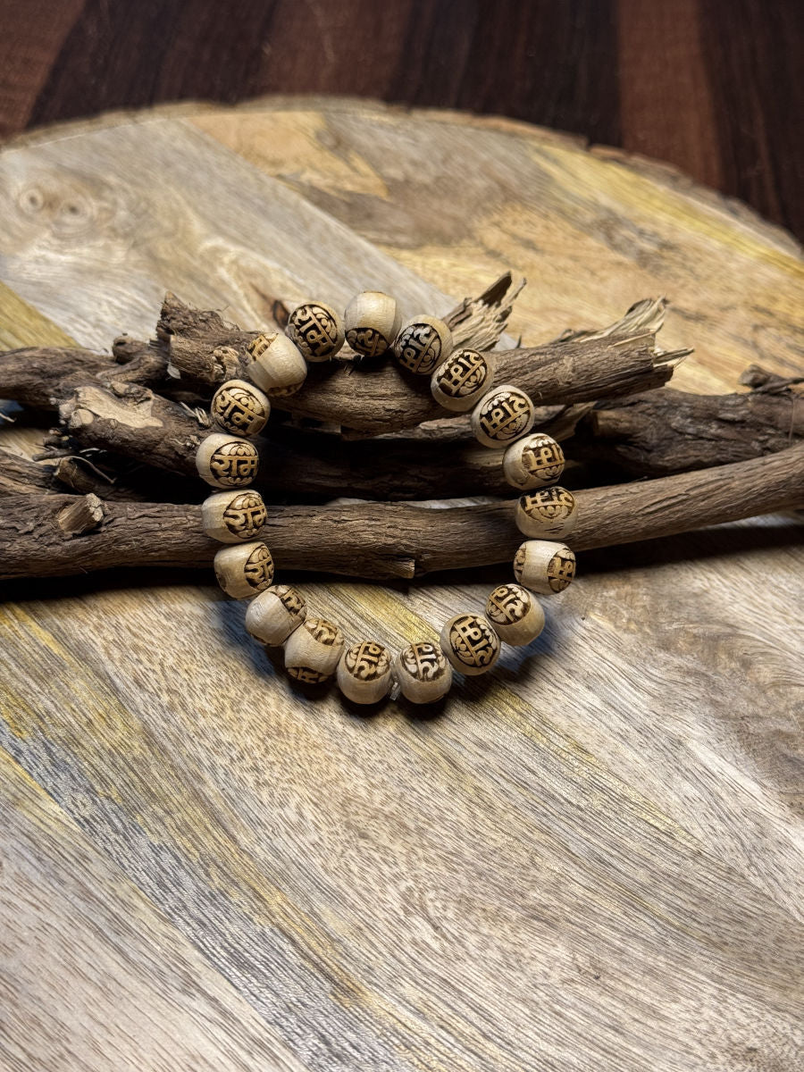 Ram Name Original Tulsi Bracelet The Vrinda Store - Original Tulsi Kanthi Mala Shop In Vrindavan
