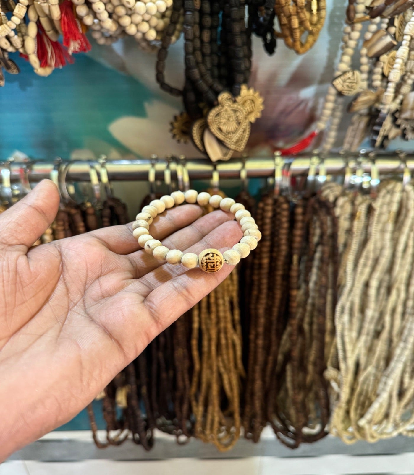 Radha Name Original Tulsi Bracelet The Vrinda Store - Original Tulsi Kanthi Mala Shop In Vrindavan