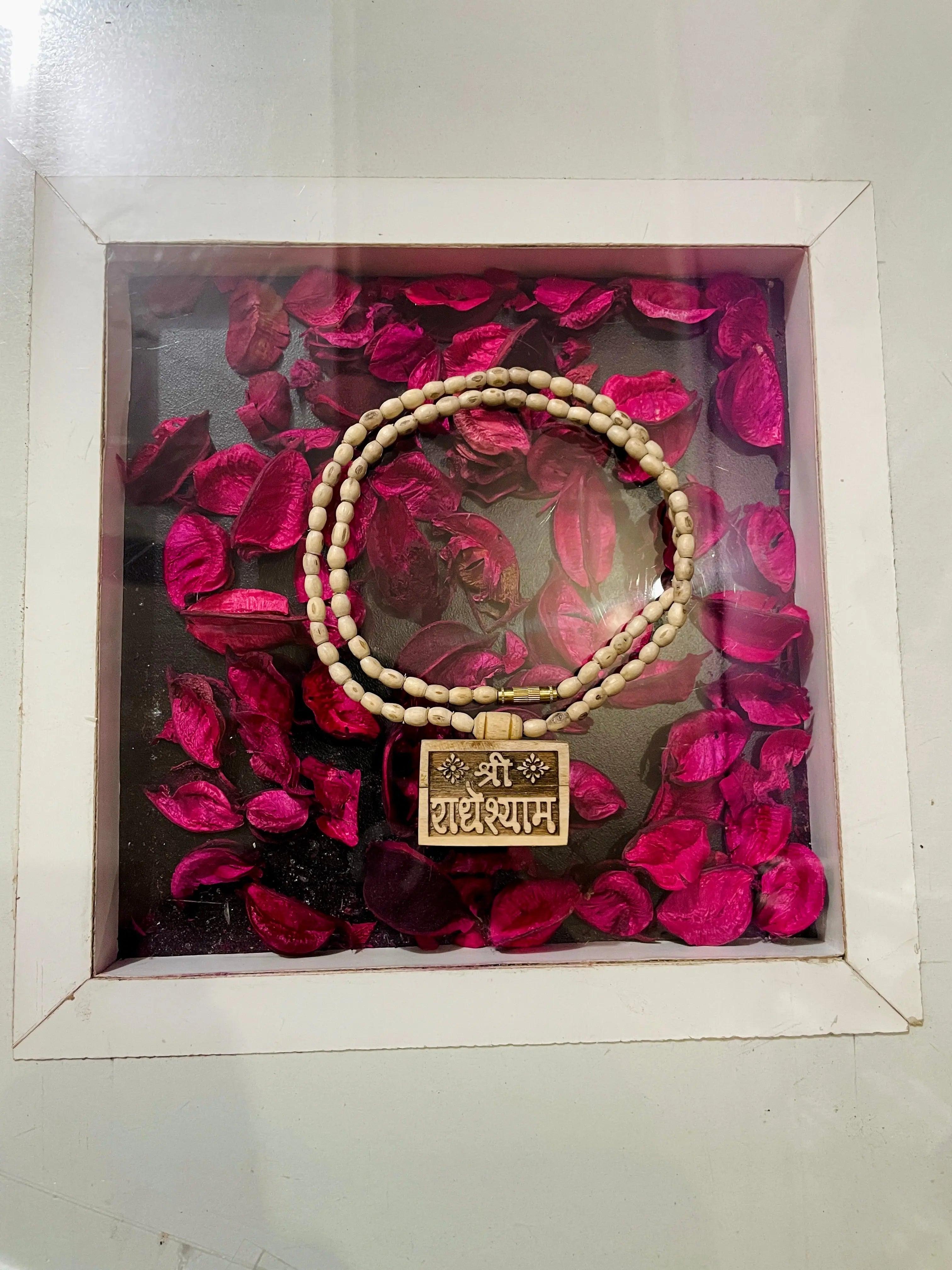 Shri Radheshyam Bhakmal Original Tulsi Locket mala The Vrinda Store-Original Tulsi Kanthi Mala In Vrindavan