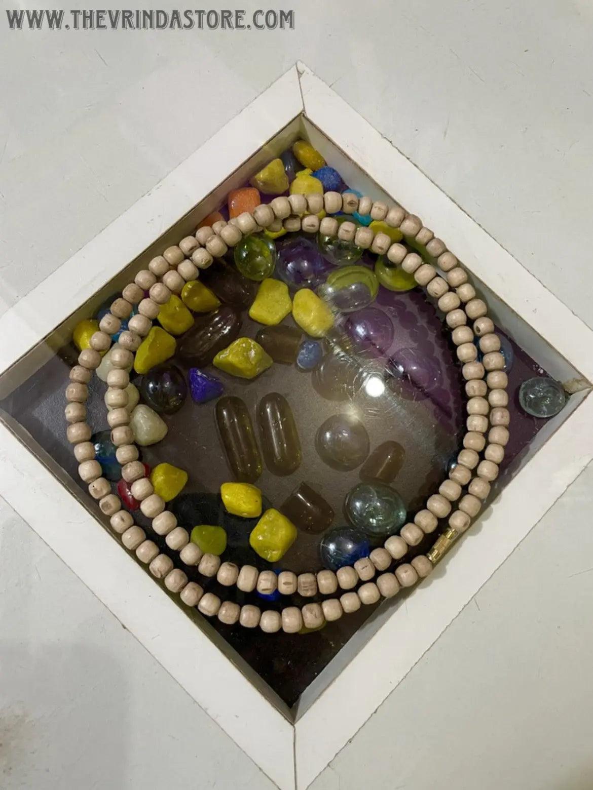 2 Round Original Tulsi Mala(Round Beads) The Vrinda Store-Original Tulsi Kanthi Mala In Vrindavan