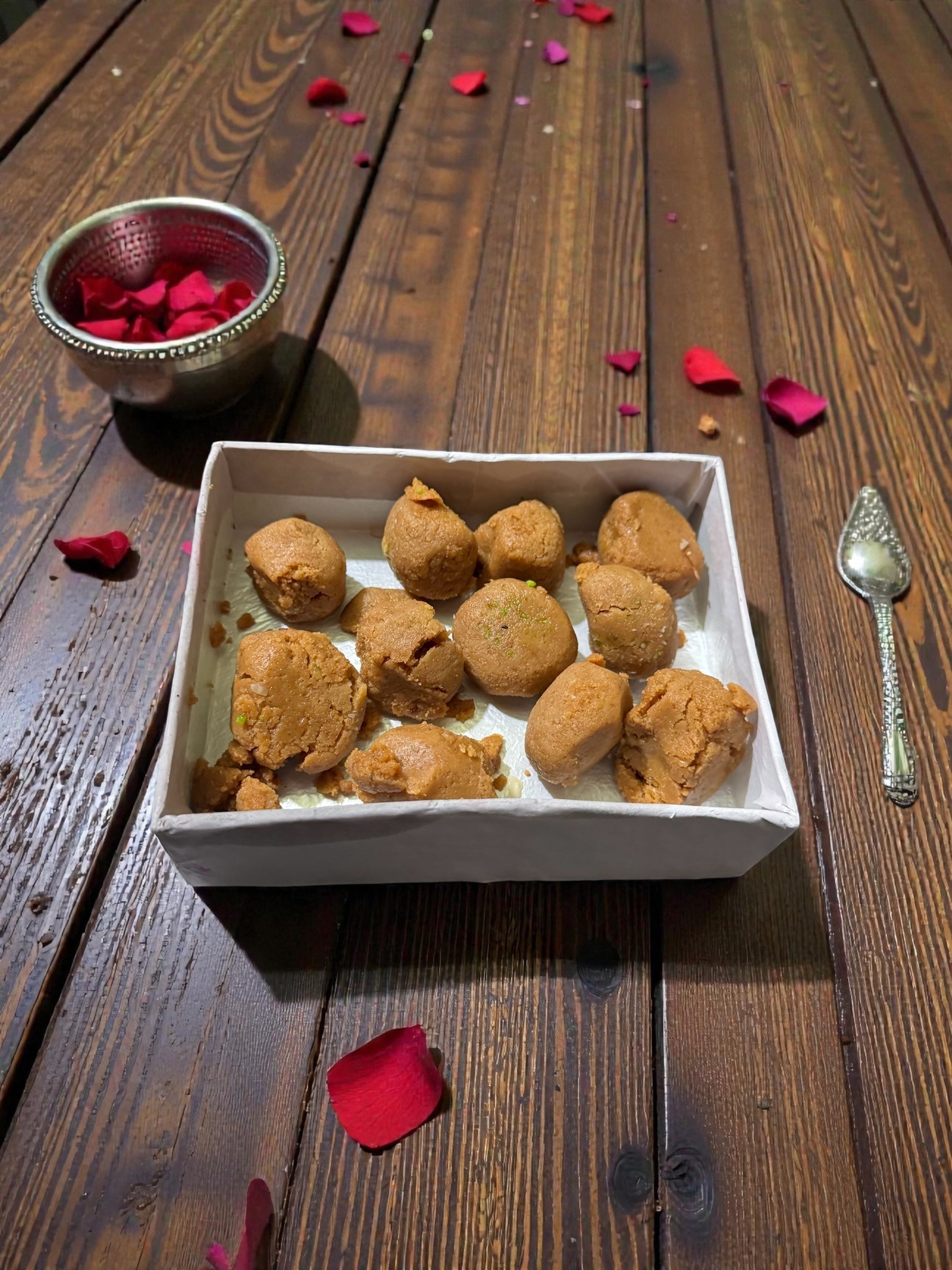 Vrindavan Peda Prasadam From Temple-500 Gm The Vrinda Store - Original Tulsi Kanthi Mala Shop In Vrindavan