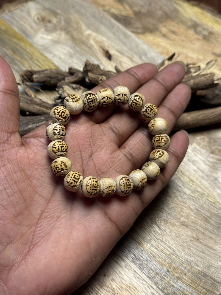 Ram Name Original Tulsi Bracelet The Vrinda Store - Original Tulsi Kanthi Mala Shop In Vrindavan
