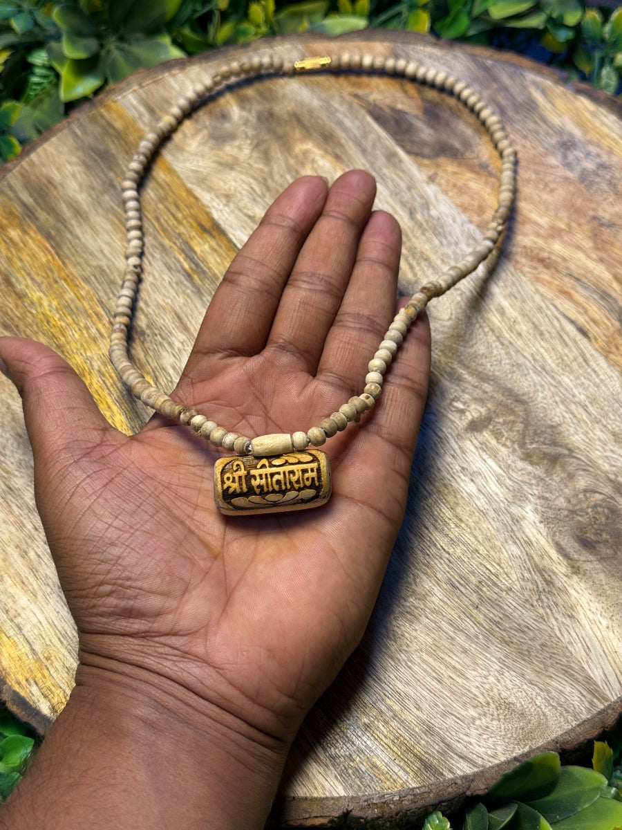 Shri Sitaram Bhaktmal Original Tulsi Mala The Vrinda Store - Original Tulsi Kanthi Mala Shop In Vrindavan