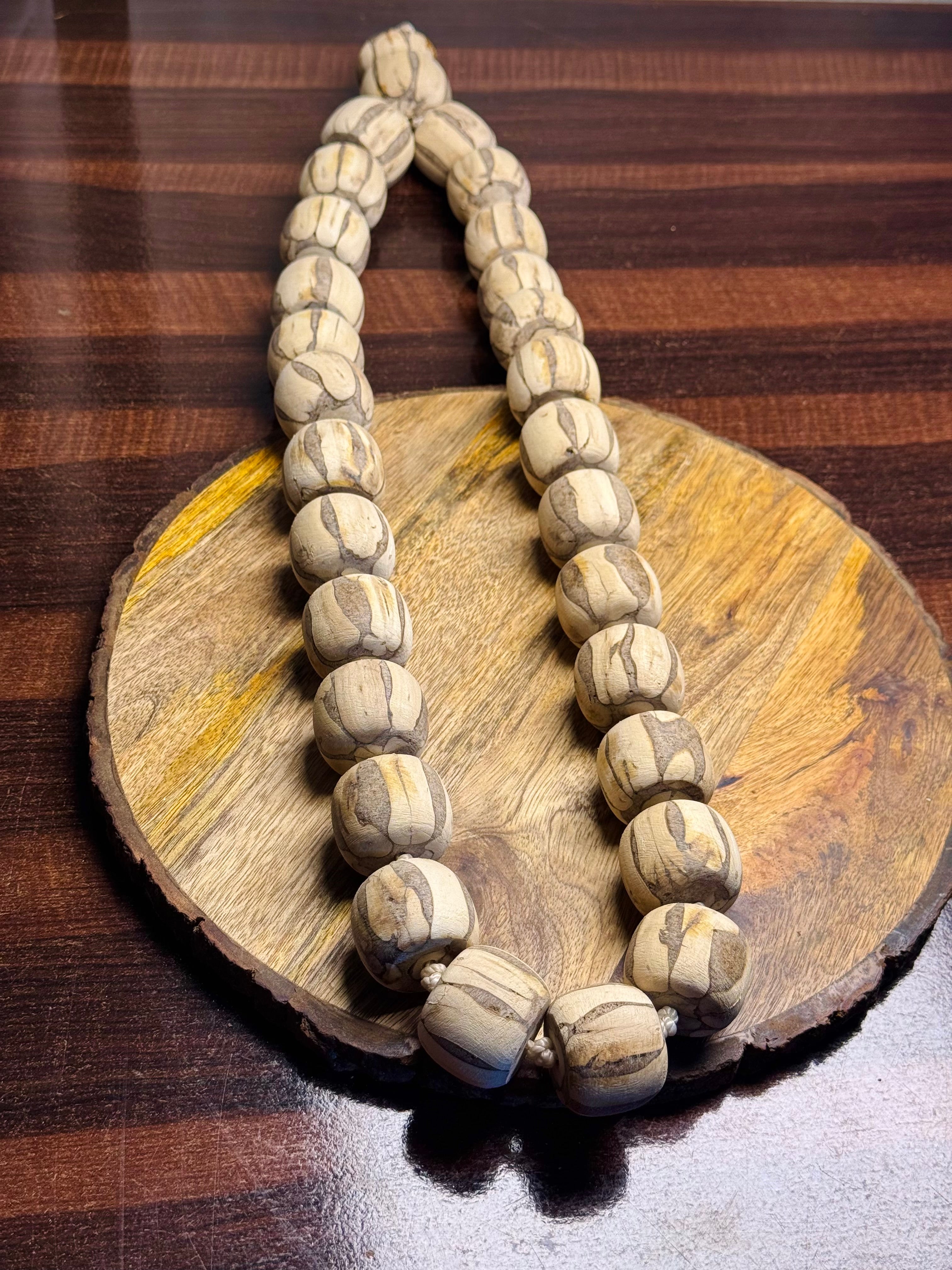 27+1 Big Size Pure Tulsi Mala The Vrinda Store - Original Tulsi Kanthi Mala Shop In Vrindavan