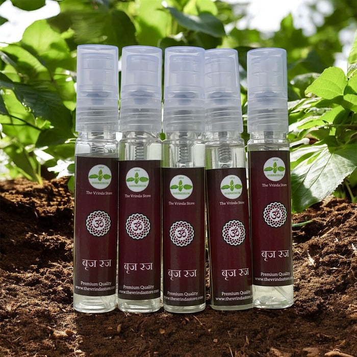 Braj Raj Fragrance Attar (Pack Of 5) The Vrinda Store - Original Tulsi Kanthi Mala Shop In Vrindavan