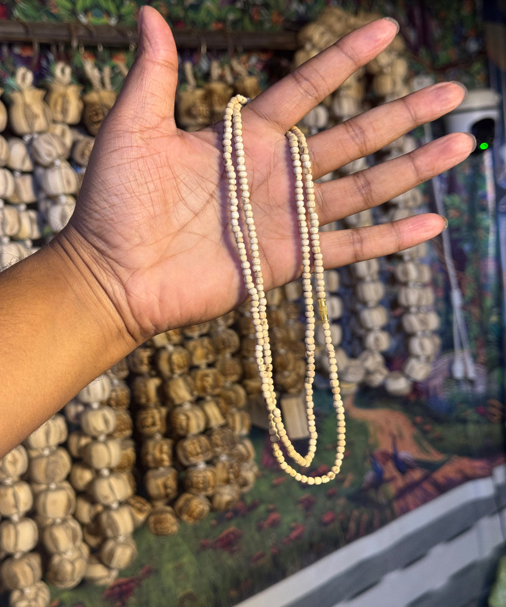 2 Round Original Tulsi Kanthi Mala-2MM The Vrinda Store - Original Tulsi Kanthi Mala Shop In Vrindavan