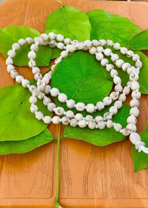 108+1 Original Tulsi Japmala The Vrinda Store-Original Tulsi Kanthi Mala In Vrindavan