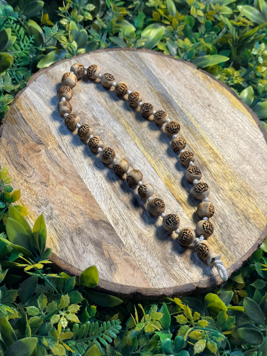 27+1 Radha Name Original Tulsi Sumrani Japmala The Vrinda Store - Original Tulsi Kanthi Mala Shop In Vrindavan