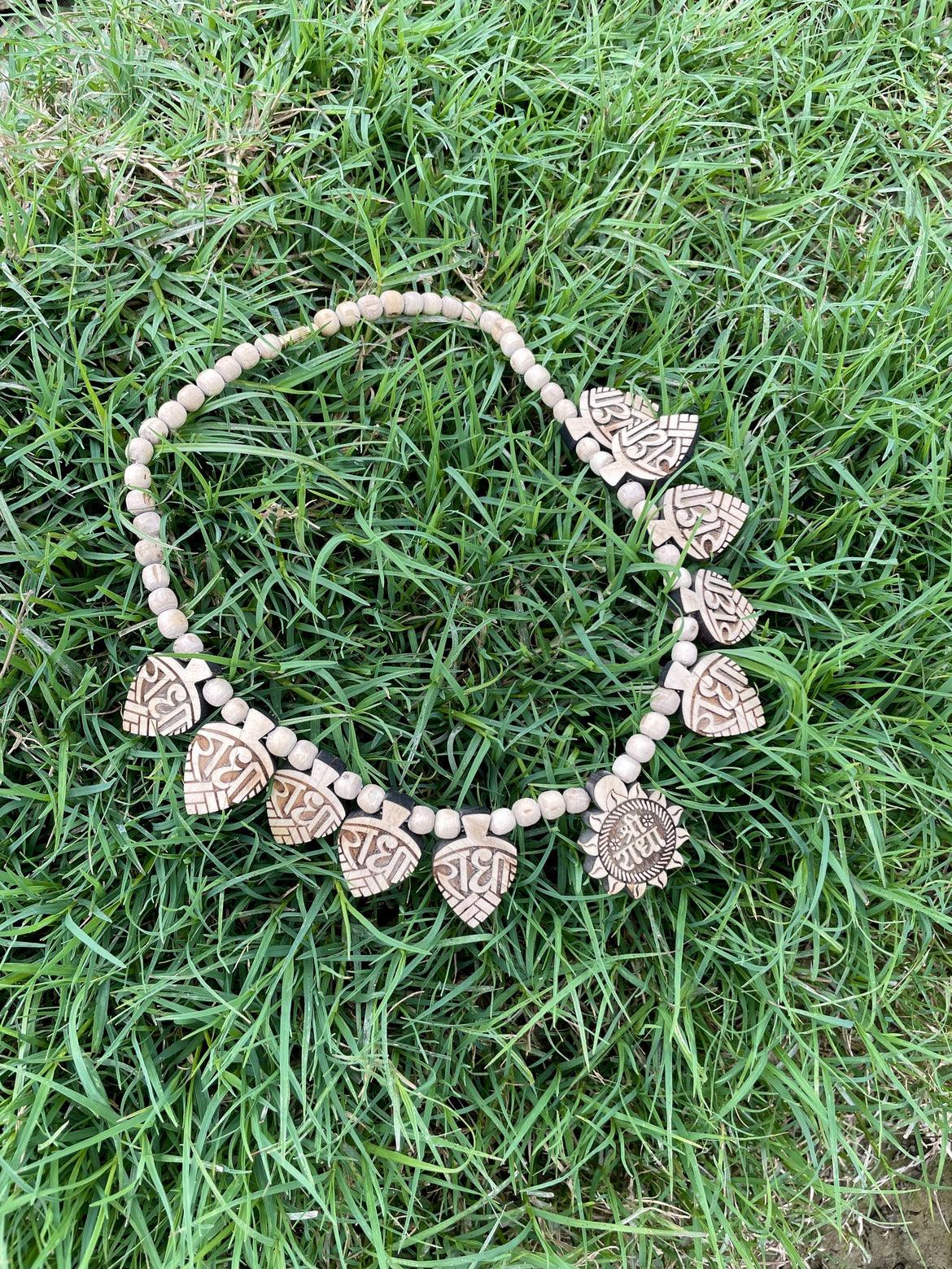 Shri Radha Locket Haar Tulsi Mala The Vrinda Store