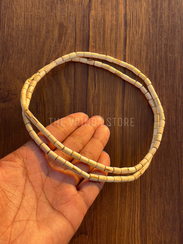 2 Round Long Beads Original Tulsi Mala The Vrinda Store - Original Tulsi Kanthi Mala Shop In Vrindavan