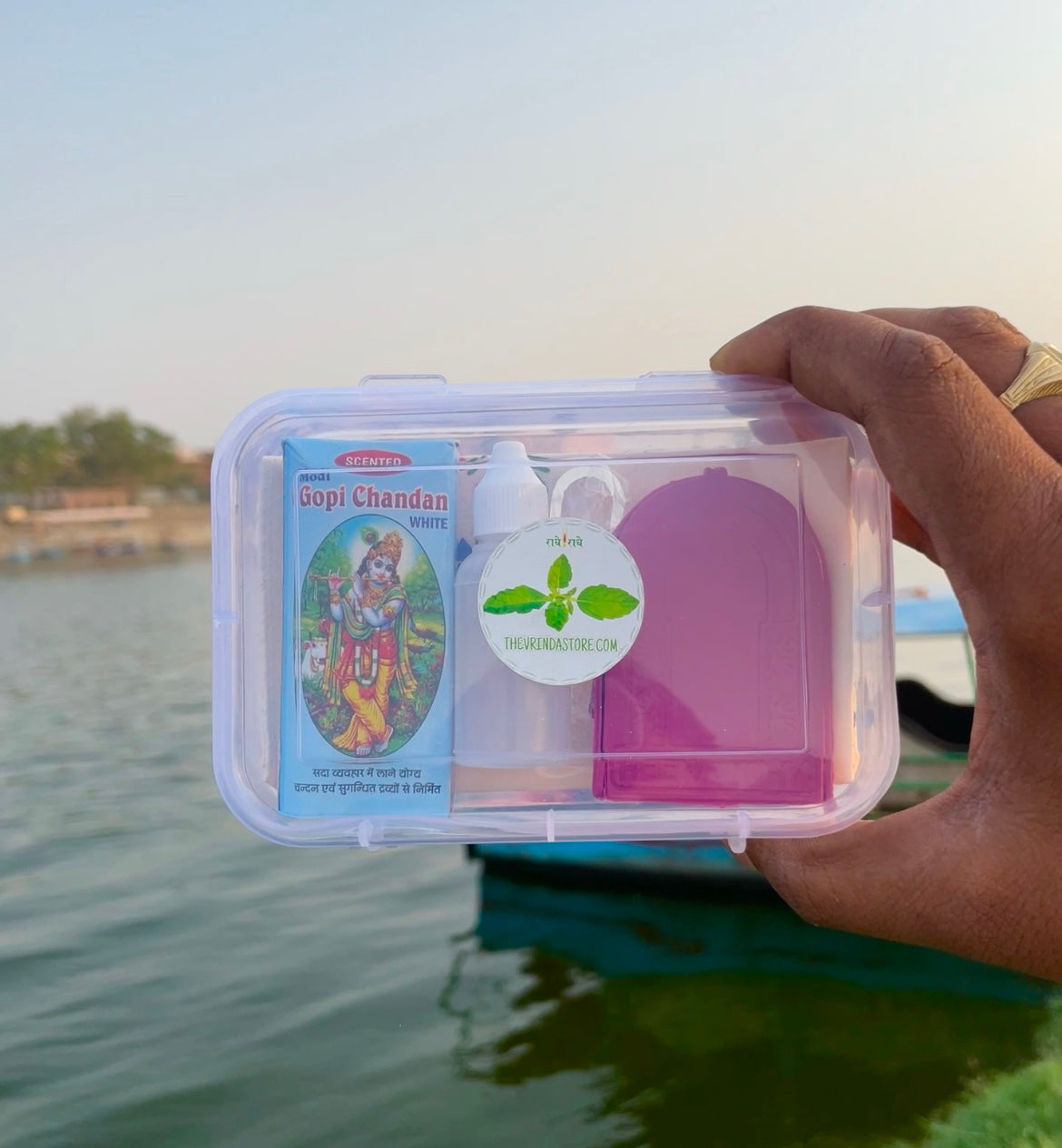 Tilak Kit (Tilak Accessories In One Box) The Vrinda Store - Original Tulsi Kanthi Mala Shop In Vrindavan