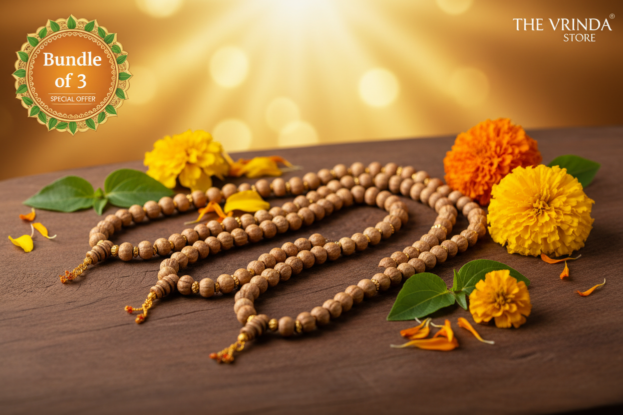 Build Your Bundle #1 The Vrinda Store - Original Tulsi Kanthi Mala Shop In Vrindavan